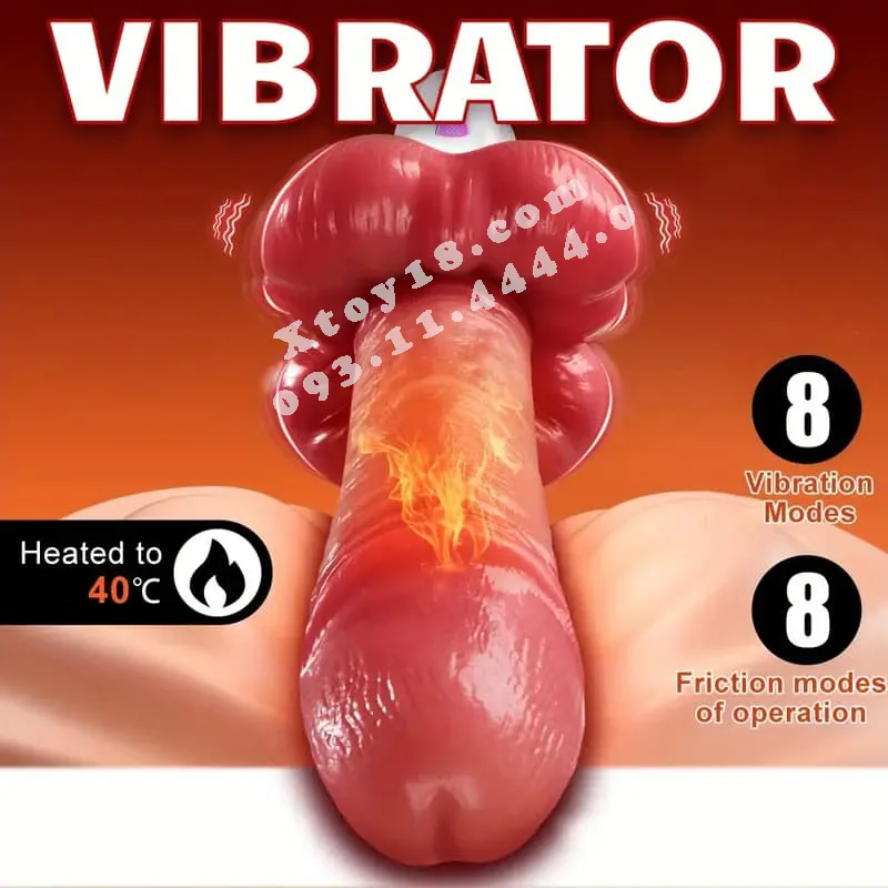 Fun Street Multi-Function Heated Realistic Silicone Dildo — hình 2