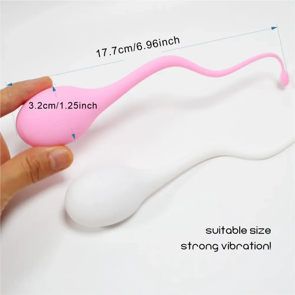 Waterproof Rechargeable Sperm Vibrating Egg 7 Modes Silicone — Easy to Use & Maintain