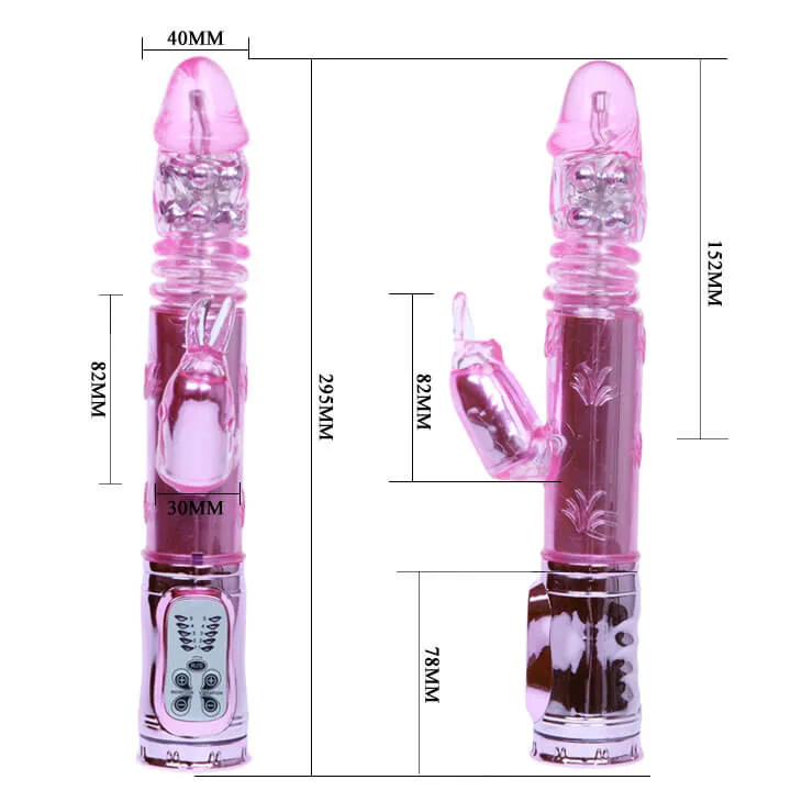 DC01 Multi-Speed Automatic Thrusting Woman’s Vibrator TPE — Compact Design with Effortless Operation