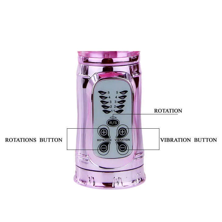 DC01 Multi-Speed Automatic Thrusting Woman’s Vibrator TPE — hình 5