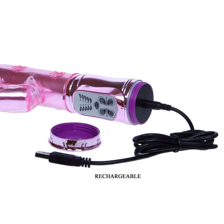 DC01 Multi-Speed Automatic Thrusting Woman’s Vibrator TPE — hình 3