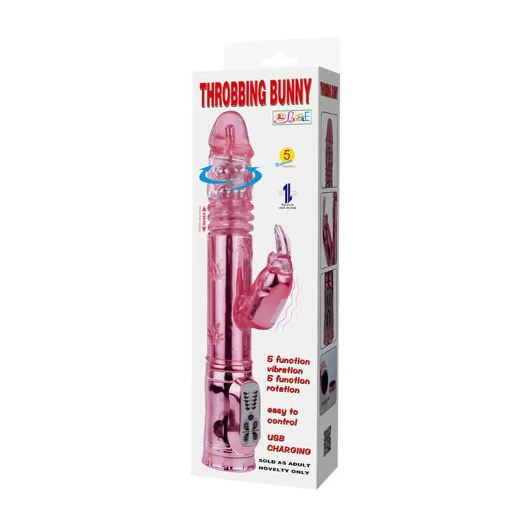 DC01 Multi-Speed Automatic Thrusting Woman’s Vibrator TPE — hình 2