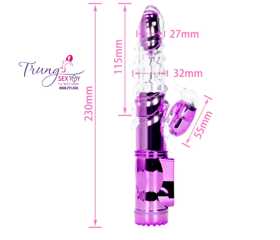 360 Rotating Vibrating Soft Silicone Dildo Battery Powered — Premium Design and Material