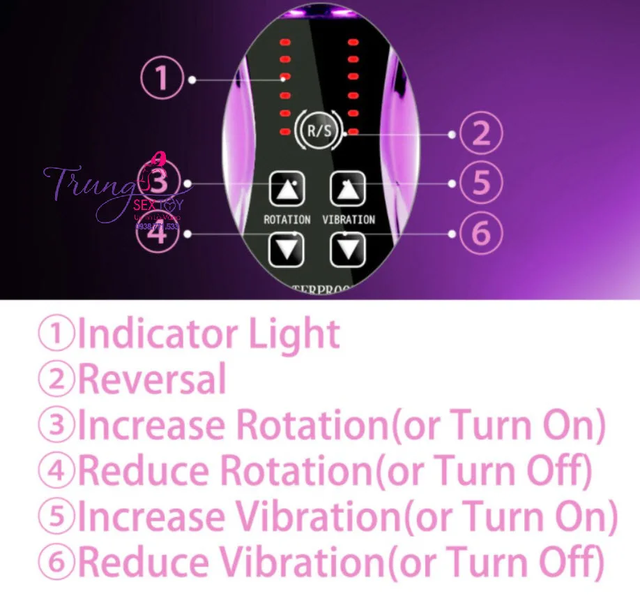360 Rotating Vibrating Soft Silicone Dildo Battery Powered — Perfect Size with Stunning Color Choices