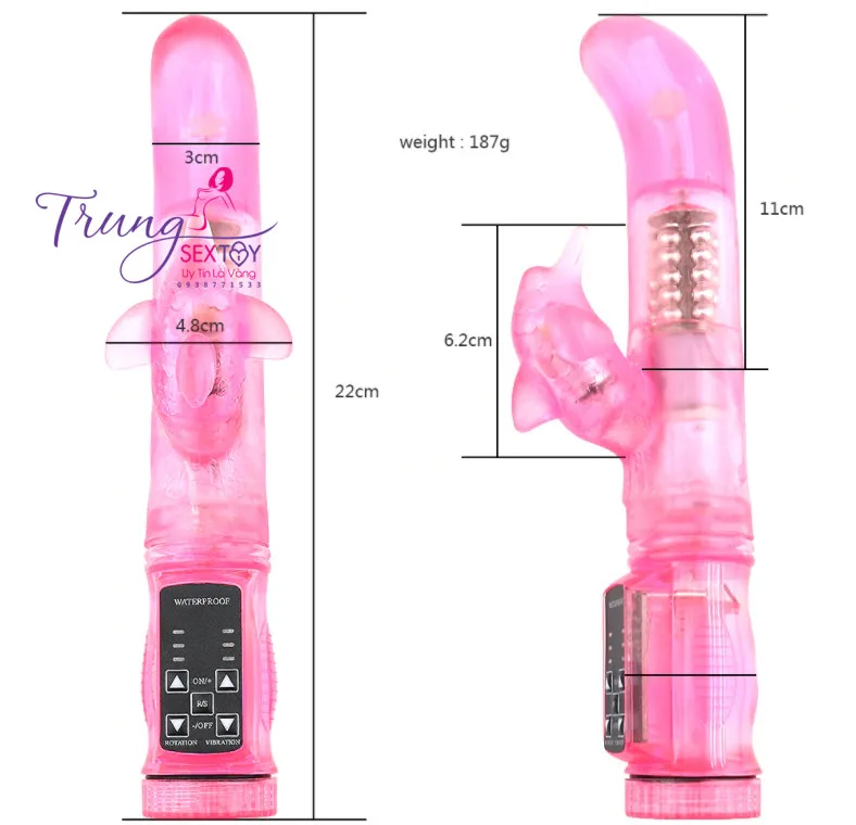 Silicone Medical Rotating Vibrating Penis Dildo Clitoral — With so many modes to choose from, this toy adapts