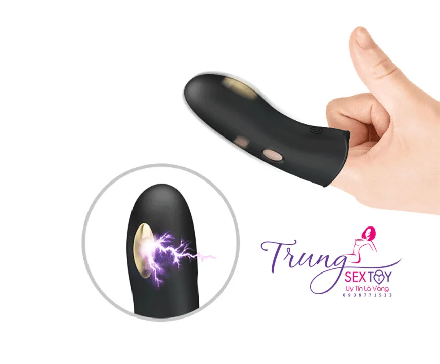Electric pulse finger vibrator 7 modes silicone — Designed Like a Natural Finger for Intuitive Use