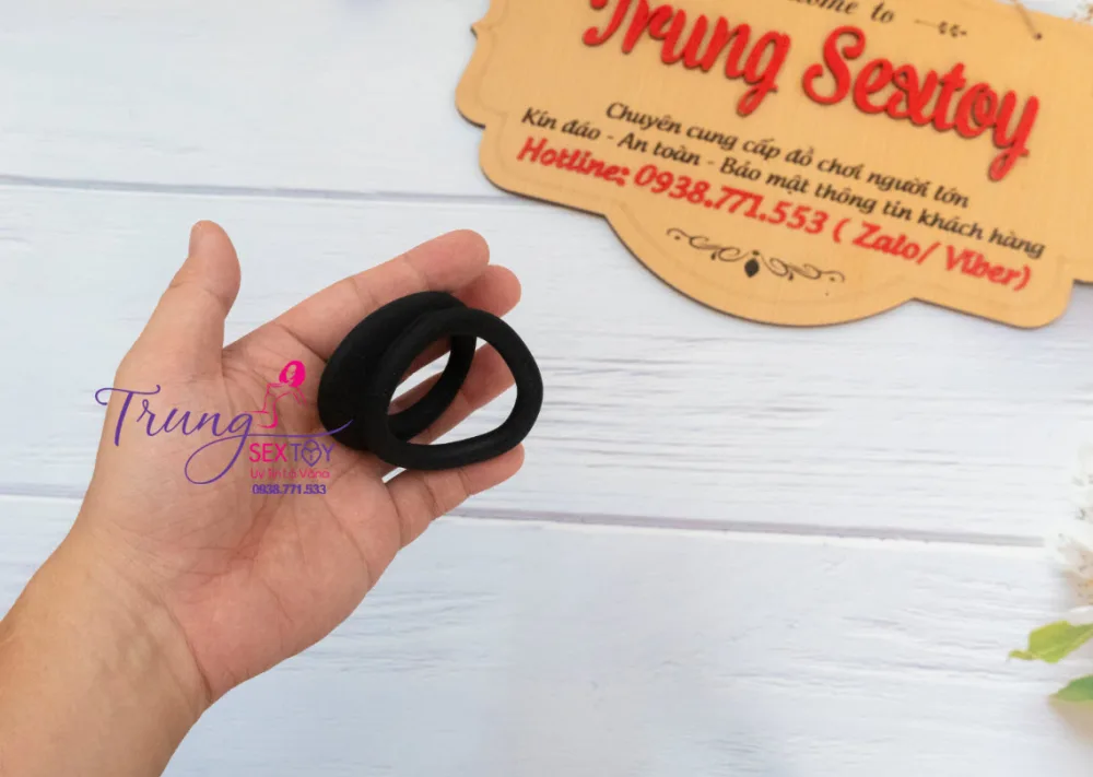 Black Spiked Penis Ring Delay Ejaculation — Superior Quality & Comfort