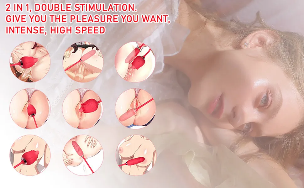 Jessijy Rose Vibrating egg licking clitoral stimulator — Easy Use and Maintenance