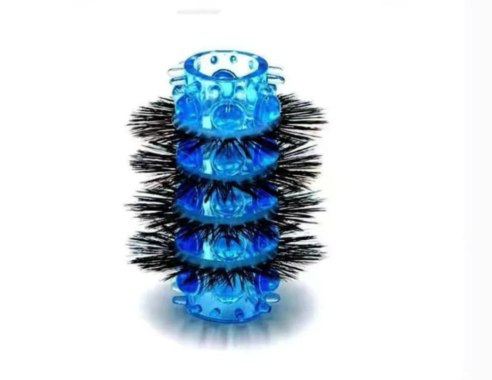 Middle Shaft Vibrating Condom With Beads & Eyelash — hình 6