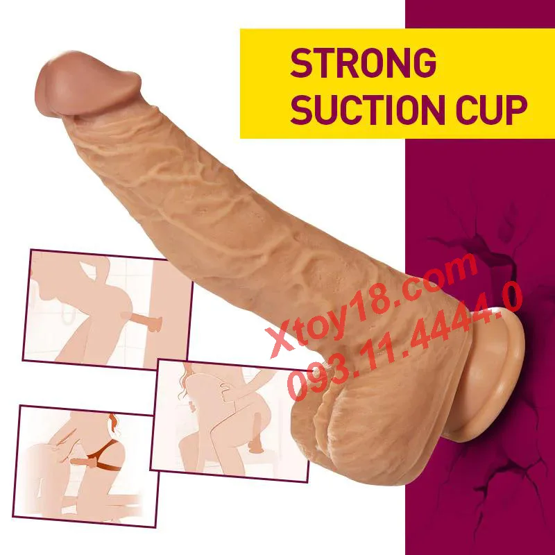 Multifunctional Suction Base Dildo Vibrator Heat Rotate — hình 7