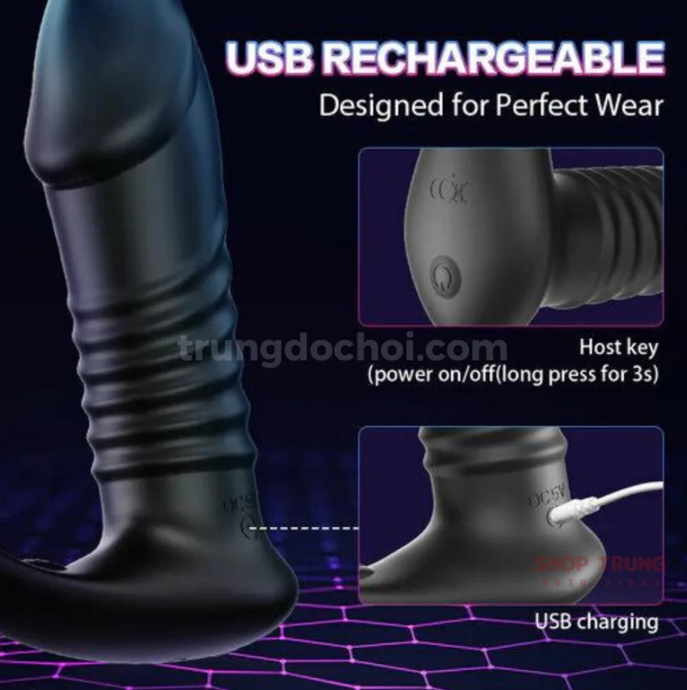 Fighter Anal Stimulator 10 Vibration 3 Thrust Modes — Standout Features for Maximum Enjoyment