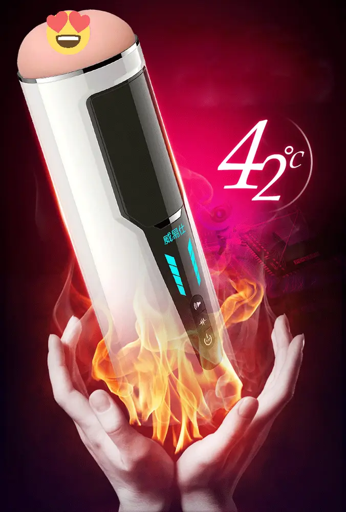 Weiyishi Luxury Silicone Masturbator Thrust Suck — hình 12