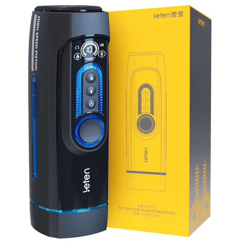 Leten X9 Piston Auto Masturbator Heating Sound Version 4 — Powerful Features and Superior Design