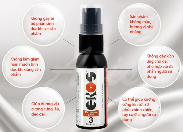 Eros 3 Top Level German Delay Spray Prolongs Performance — Why Choose Eros 3 Top Level?