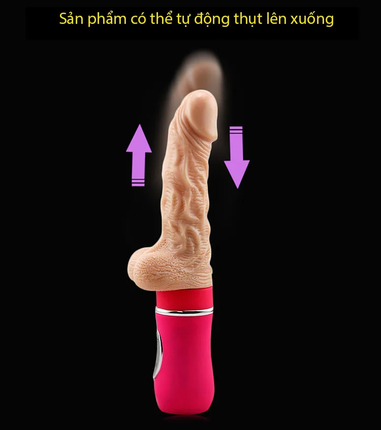 Ailighter Multi-Function Heating Vibrator Silicone Toy — hình 11