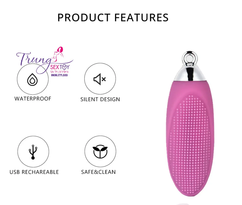 Mini Vibrating Love Egg Silicone Powerful Clitoral — hình 7
