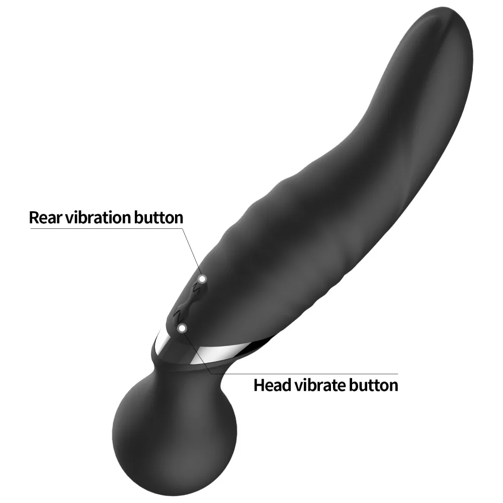 Sexen Dual Head G-Spot Vibrator 10 Speeds Medical Silicone — hình 4