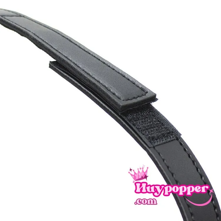 BDSM PU Leather Soft Blindfold with Adhesive Back — Detailed Specifications
