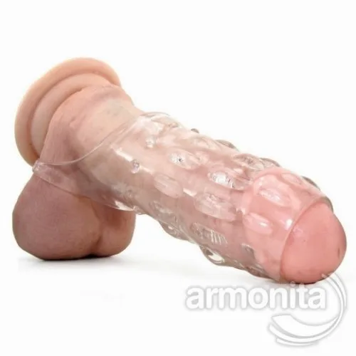 Silicone Penis Sleeve Extension Enhancer Male Pleasure Aid — Innovative Design for Secure Fit and Deeper Sensation