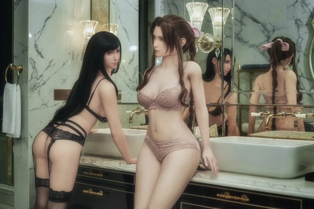Game Lady Aerith 168cm Japanese Premium Silicone Doll — hình 5