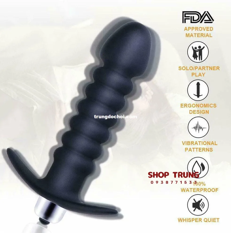 10cm Hands-Free Soft Silicone Anal Stimulator Vibrator — Powerful & Versatile Vibration Modes