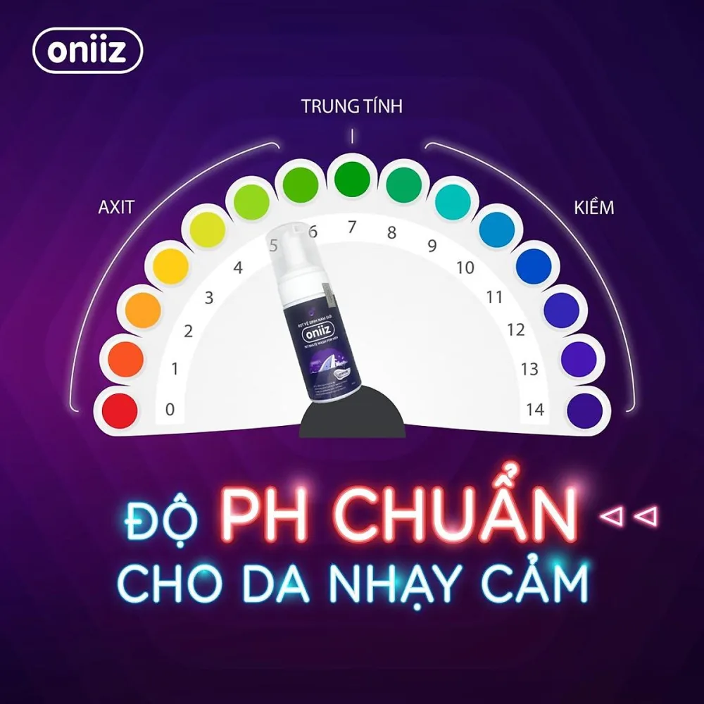 Oniiz Men’s Foaming Cleanser 100ml Gentle Hygiene Care — hình 3
