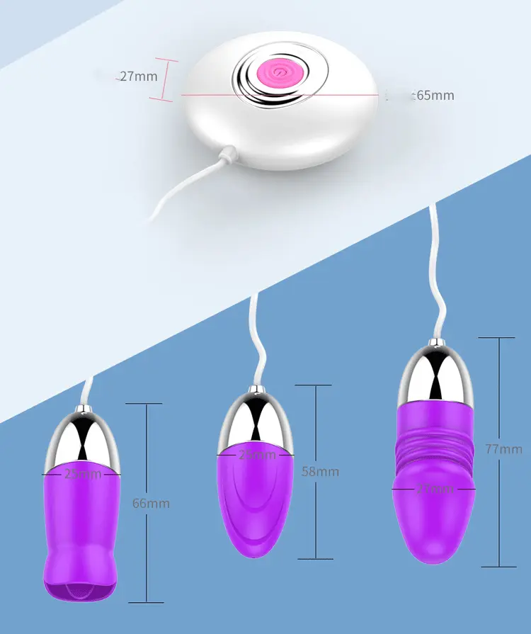 HaoQi G-Spot Twin Vibrators 6 Speeds Soft Medical Silicone — hình 5