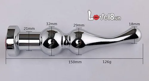 Aluminum Alloy Electric Anal Vibrator for Men Couple — hình 3