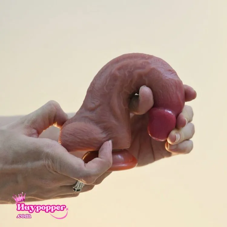 Large Silicone Dildo Real Feel Hyperskin 4.5cm x 21cm — hình 4
