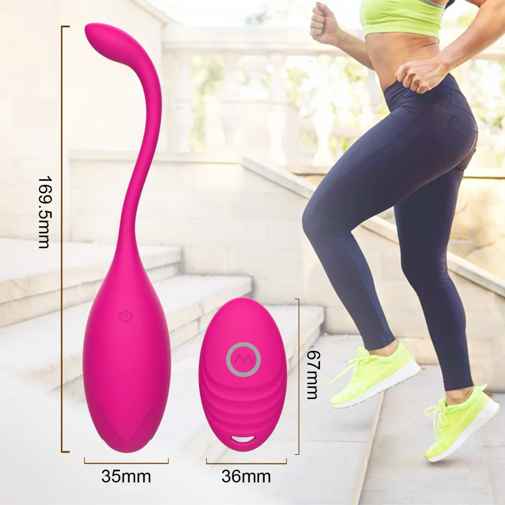 Yanai Fun Remote Control Premium Silicone Vibrating Egg — hình 2