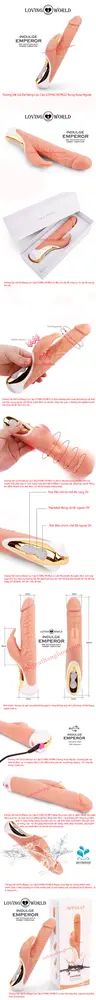 Loving World Multi-Function Rotating Vibrating Dildo — Premium Features and Specifications