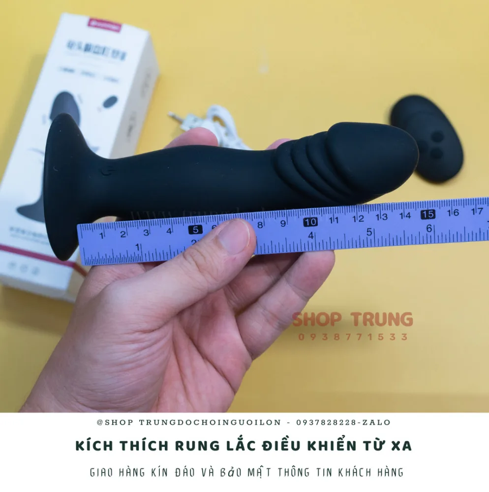 Remote Control Silicon Vibrating Massage Device Safe — hình 5