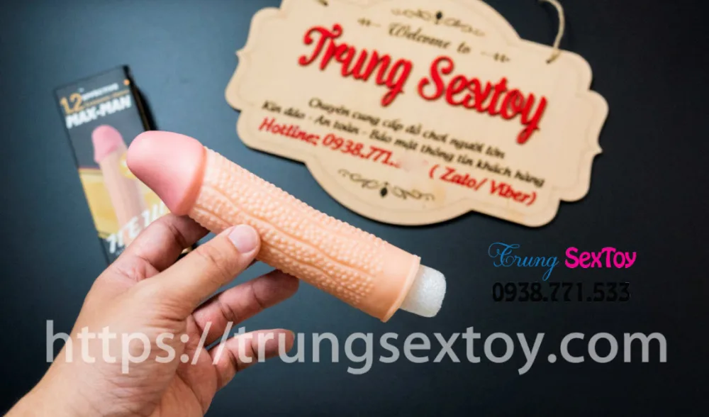 Maxman 02 Textured Penis Enlarging Condom Delay Ejaculation — Exceptional Design for Maximum Enjoyment
