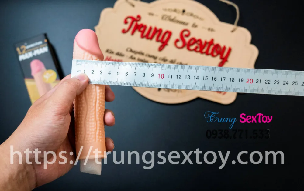 Maxman 02 Textured Penis Enlarging Condom Delay Ejaculation — hình 3