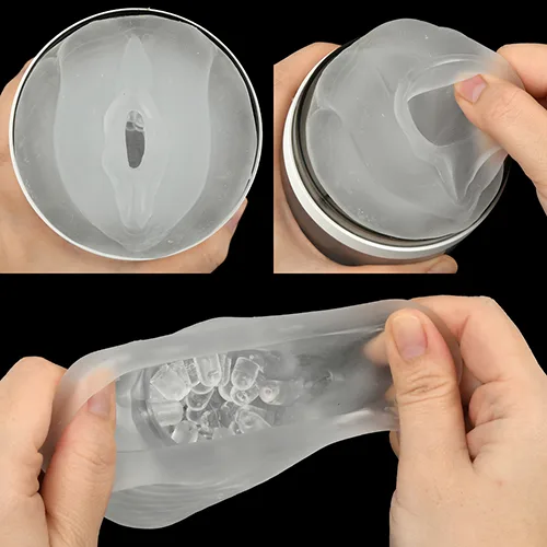 Auto Rotating Suction Wall-Mounted Realistic Vaginal — hình 3