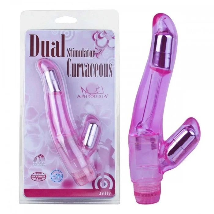 Double-Head Vibrating Silicone Dildo 18x3cm Strong — Powerful Yet Whisper-Quiet Vibration