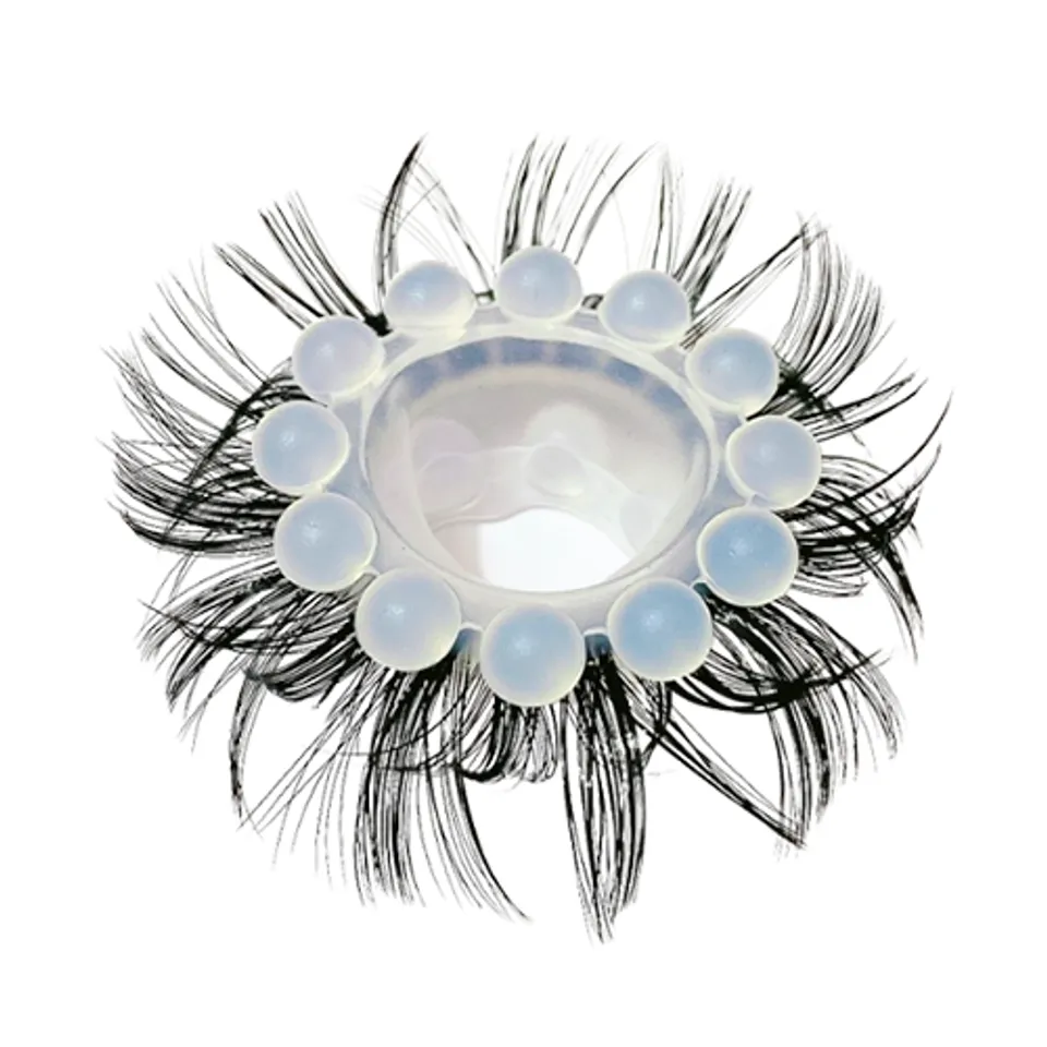 Double Layer Horse Hair Silicone Cock Ring Enhancer — hình 2