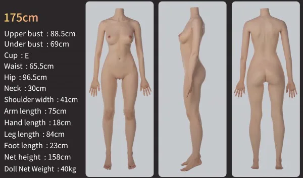 Realistic 175cm Love Doll Zelex Japan Soft Silicone Body — The Perfect Realism You Deserve