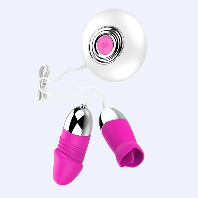 HaoQi G-Spot Twin Vibrators 6 Speeds Soft Medical Silicone — hình 7