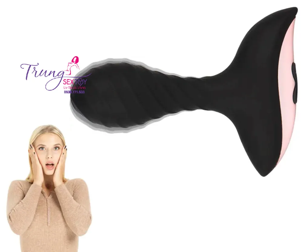 USB Rechargeable Silent Remote Prostate Massager Black — hình 5