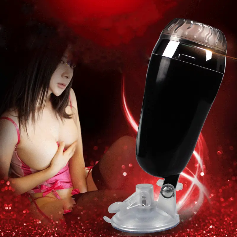 Crazy Bull 12 Mode Vibrating Male Masturbator with Base — Easy to Use & Maintain