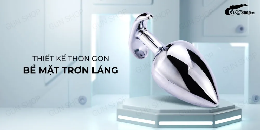 Silver Stainless Steel Anal Plug Slim Tip Easy Insertion — Why Choose Our Anal Toy?