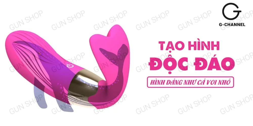 Cute Whale Mini Wireless Love Egg Vibrating Toy — Unique and Charming Design