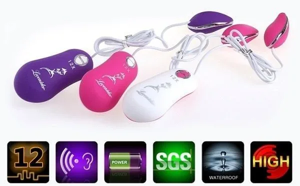 Loveaider 12 Speed Silicon Wireless Vibrating Egg Toy — 12 Vibration Modes & Premium Materials