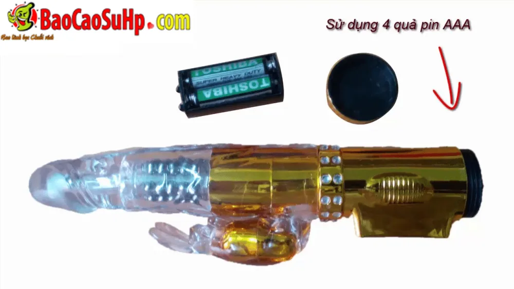 Golden Handle Rotating Vibrating Dildo with Stainless Steel — Exceptional Design and Features