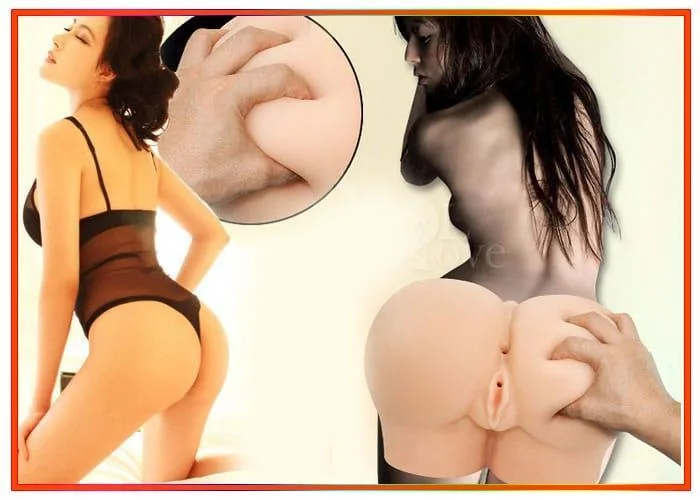 USA Made Ultra Soft Rose Vaginal & Butt Silicone Masturbator — Premium Quality and Superior Material