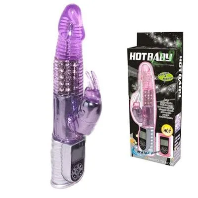 LCD Hot Baby Rotating Vibrator with Display Premium Sex Toy — Unmatched Vibration and Rotation Power