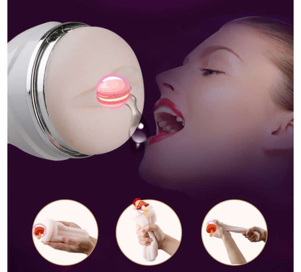 Super Vibrating Wall Mounted Masturbator with Realistic — Perfect for All Men and Couples