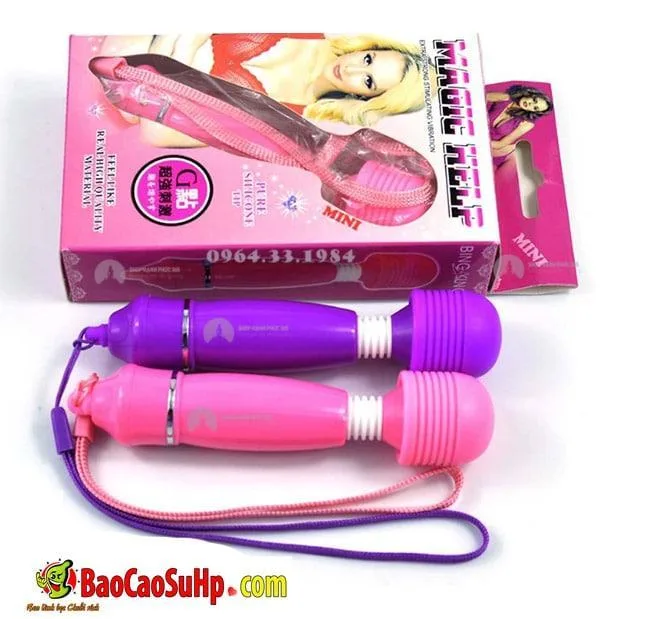 Mini Japanese Powerful Woman's Pleasure Vibrating Wand — hình 2
