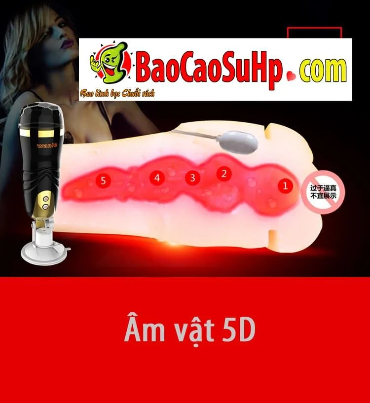 Wanle Wall-Mount Suction Powerful Vibrating Male Masturbator — hình 7